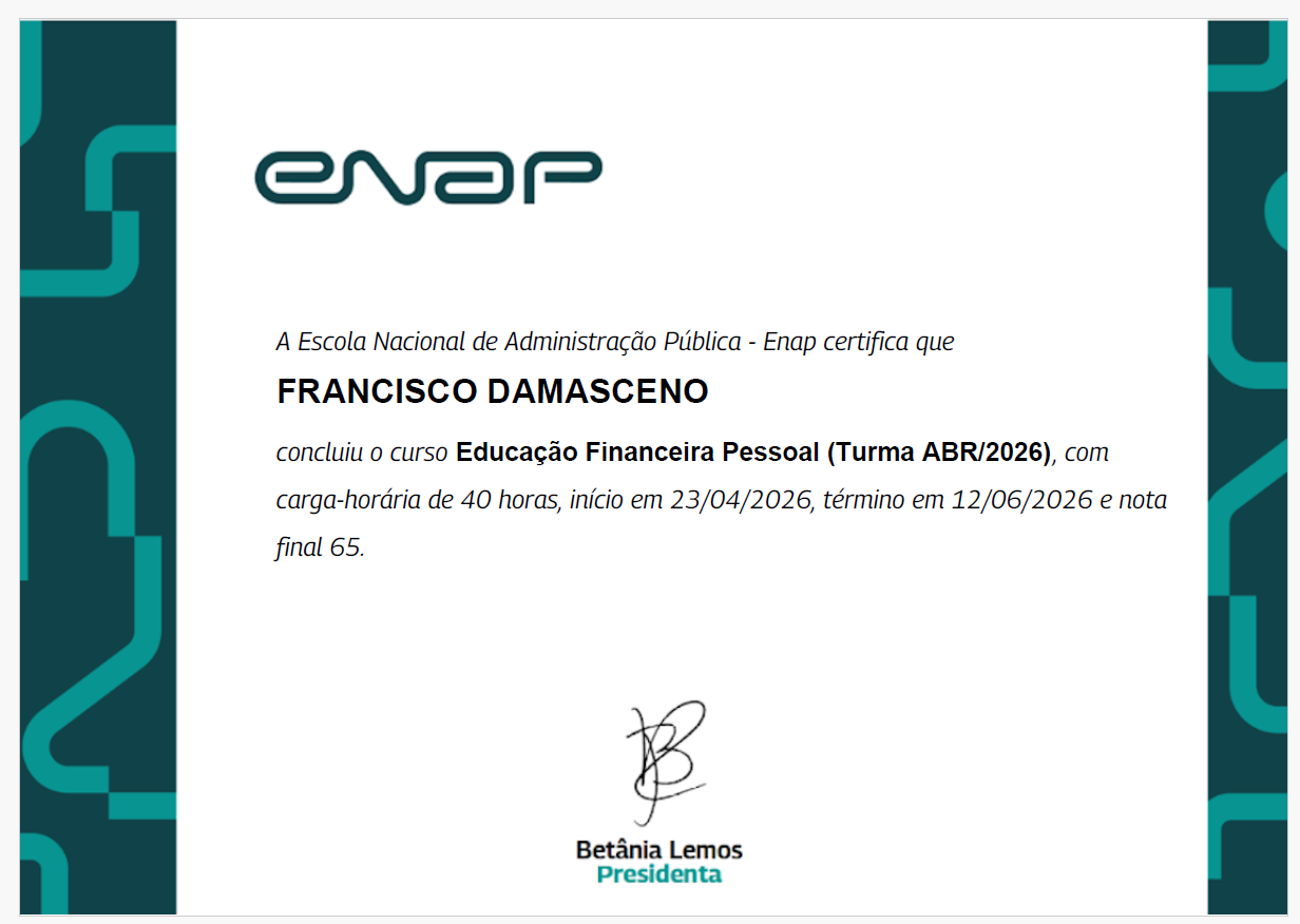 Educação Financeira Pessoal